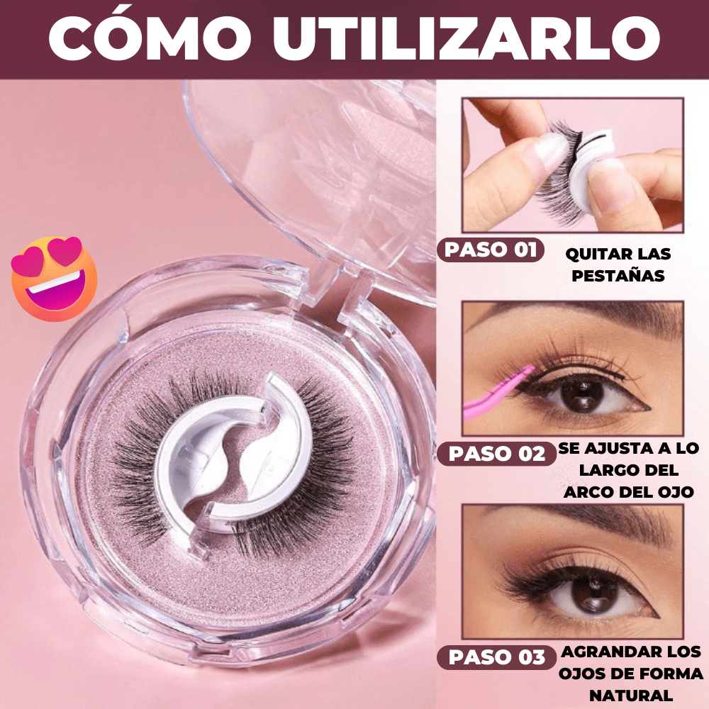 PESTAÑAS ADHESIVAS REUTILIZABLES