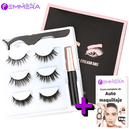 KIT DE PESTAÑAS MAGNÉTICAS REUTILIZABLES + 3 REGALOS EXCLUSIVOS