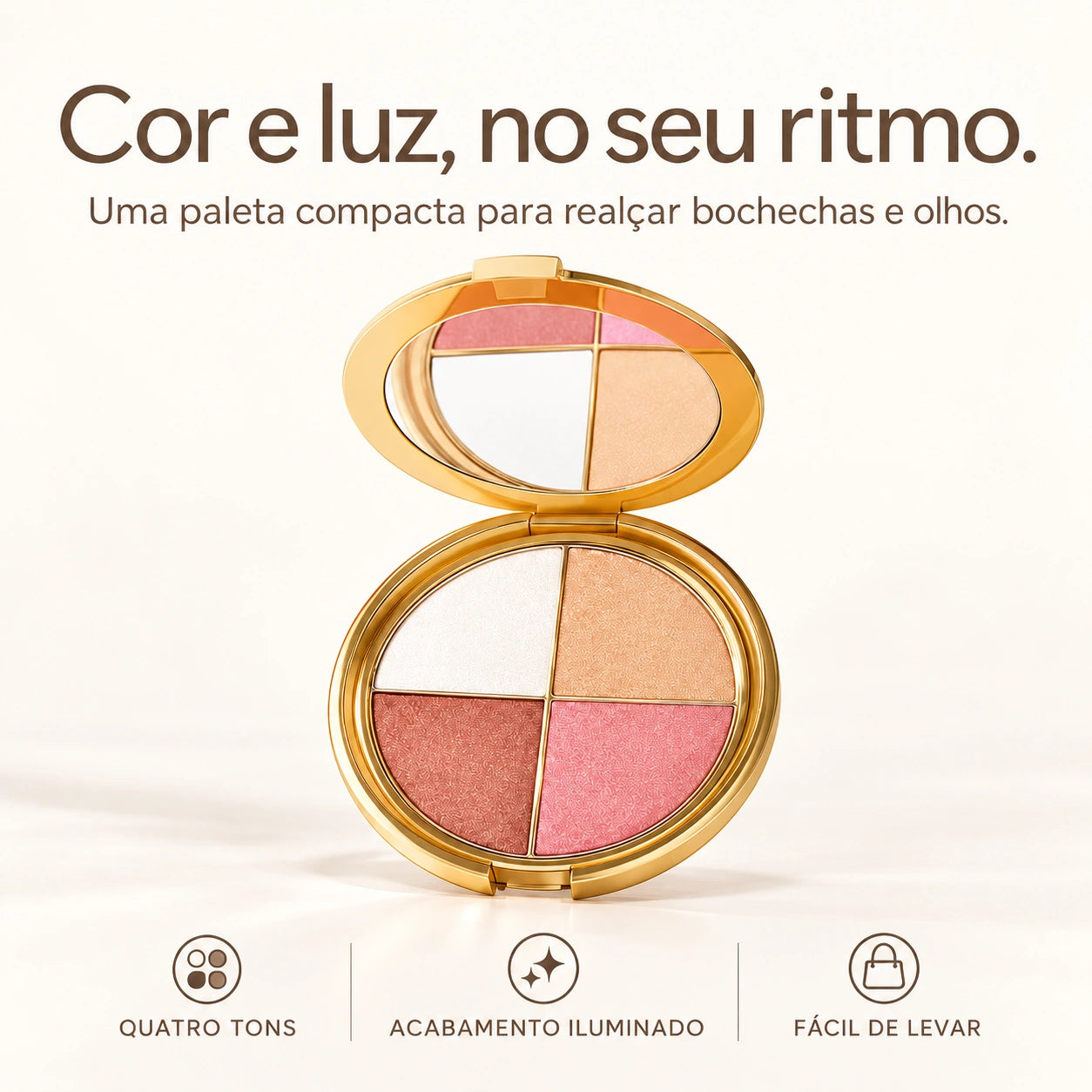 Cor e luz, no seu ritmo — benefícios da paleta